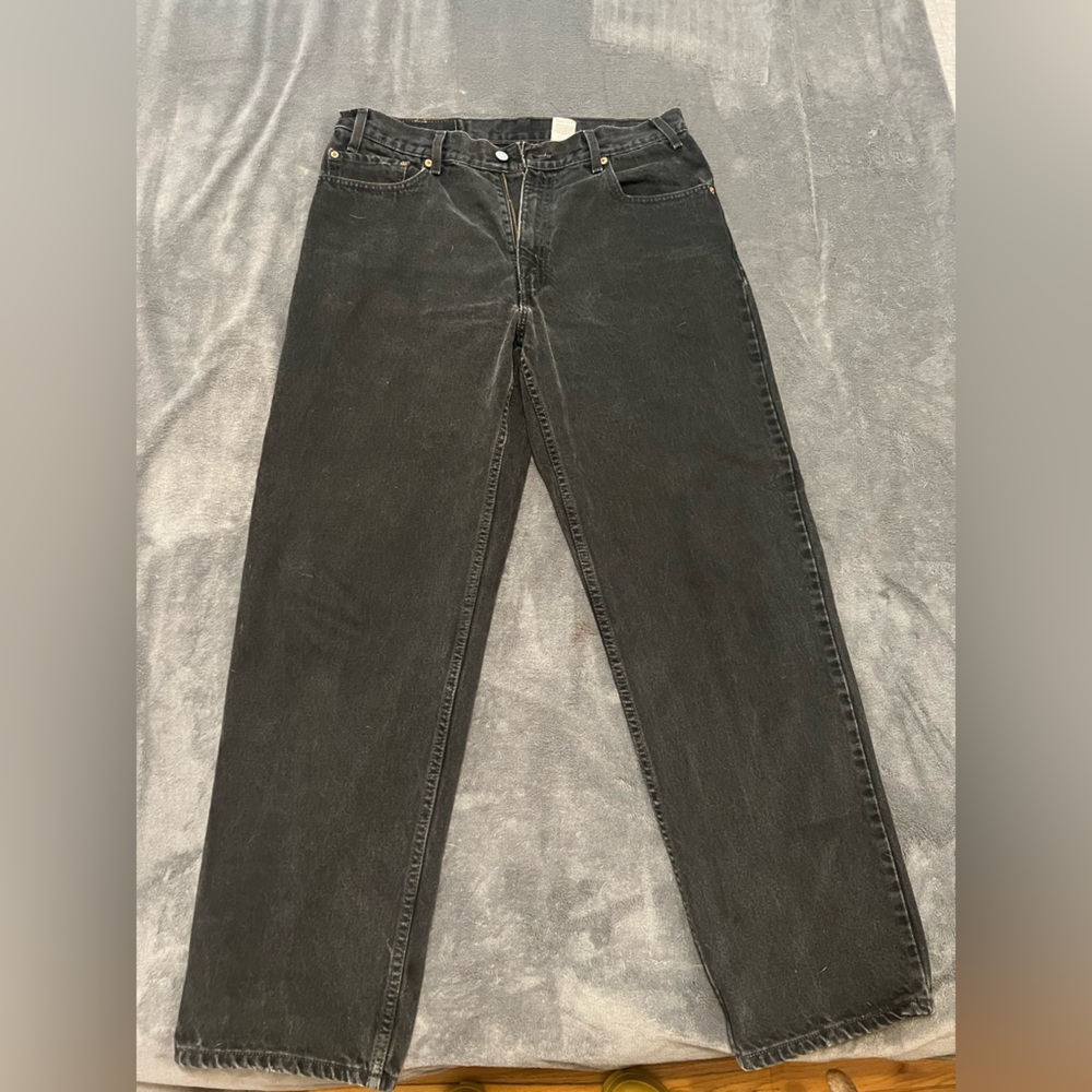 Vtg black Levi’s 550 36x32